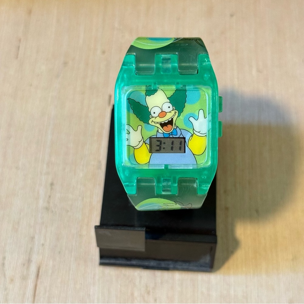 Krusty The Clown 2002 The Simpsons Burger King Watch Y2K Tested Good New Battery